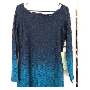 Blue ombré formal dress - New with tags